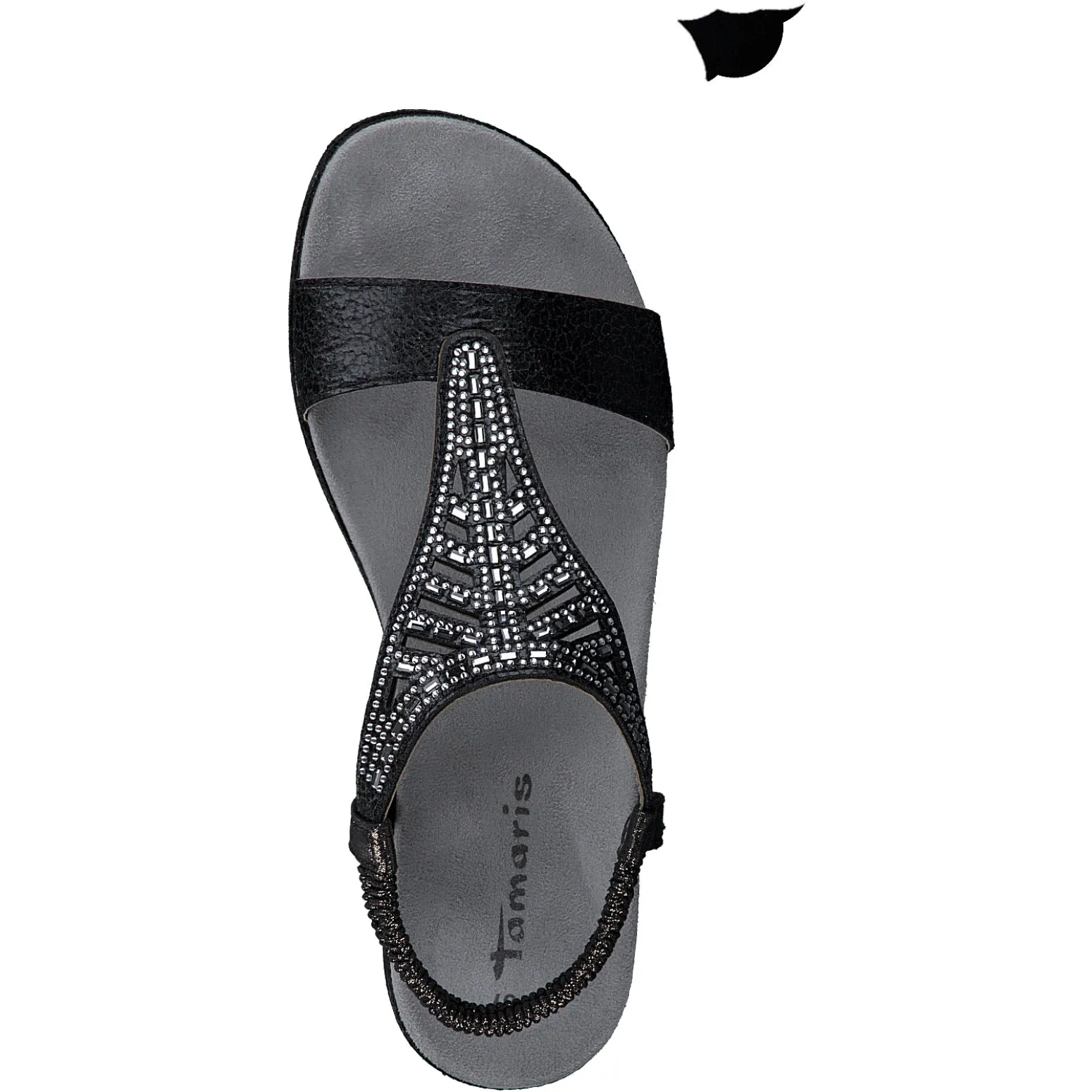 Tamaris Womens Sandal 28247 Black