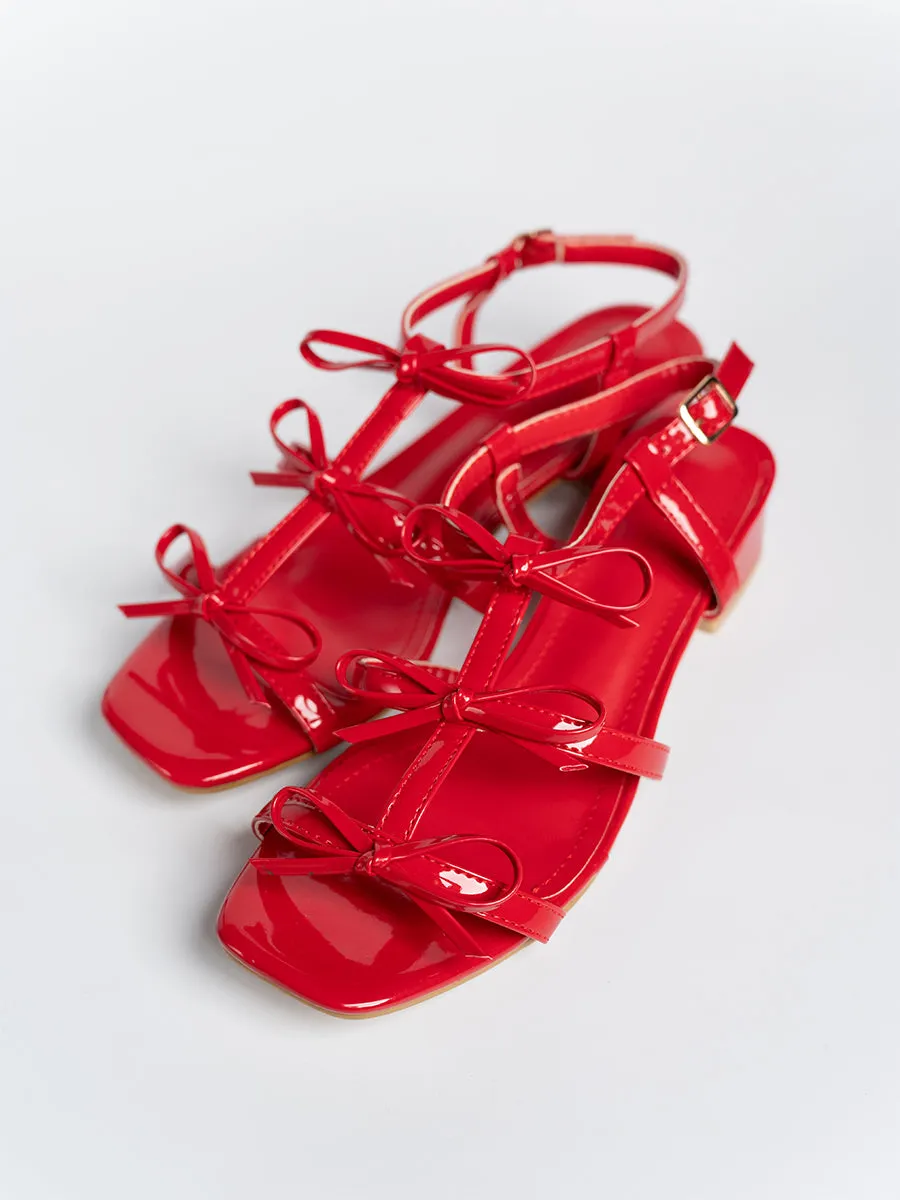 Viola Triple Ribbon Sandals