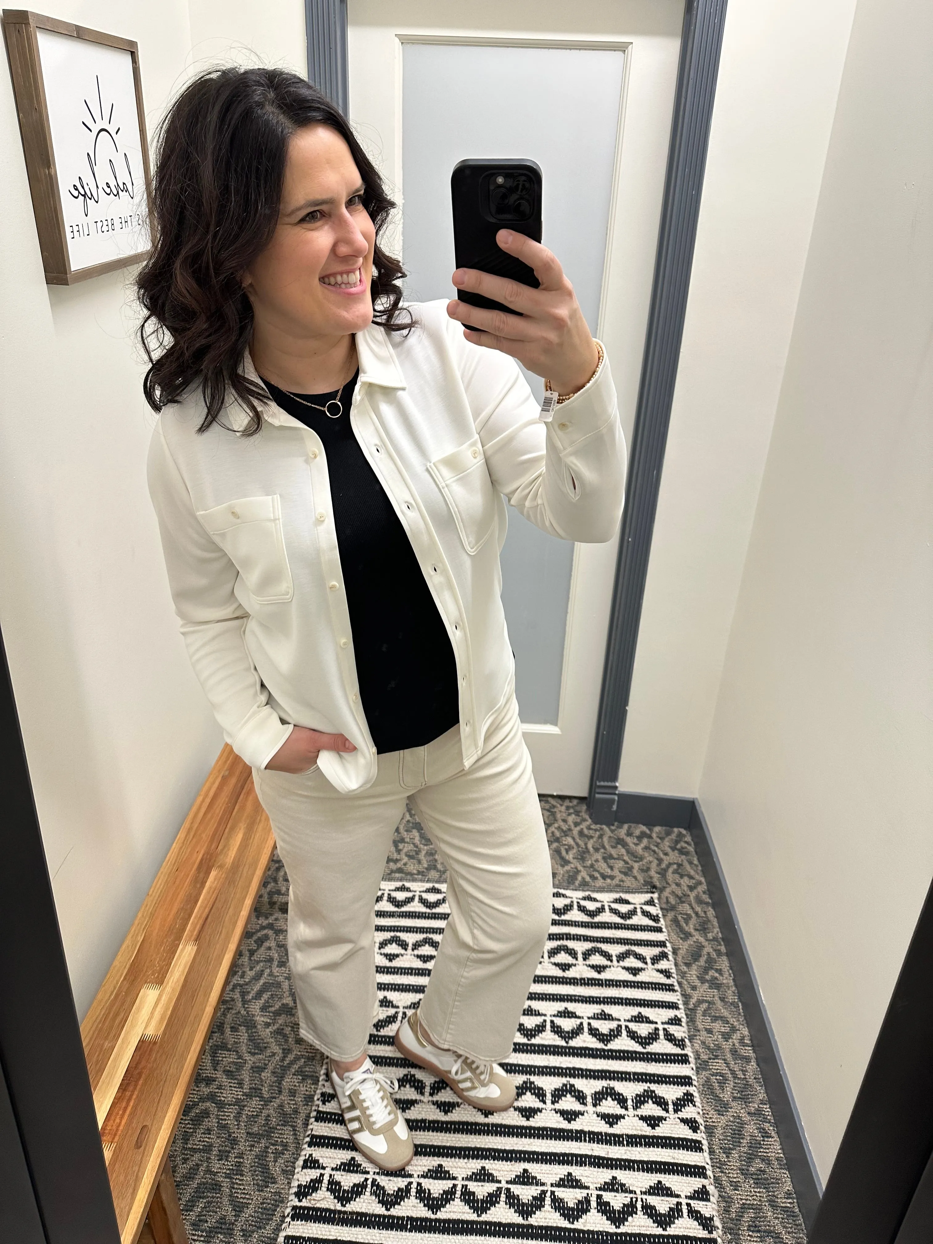 White Mildred Top