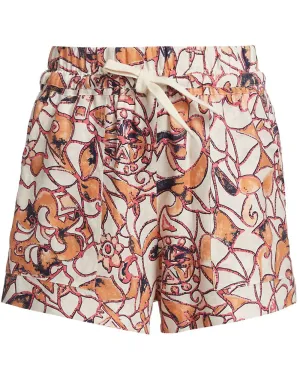 White Multi Billy Short