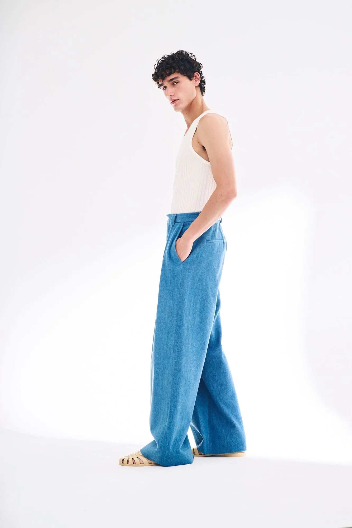 Wide Leg Trouser
