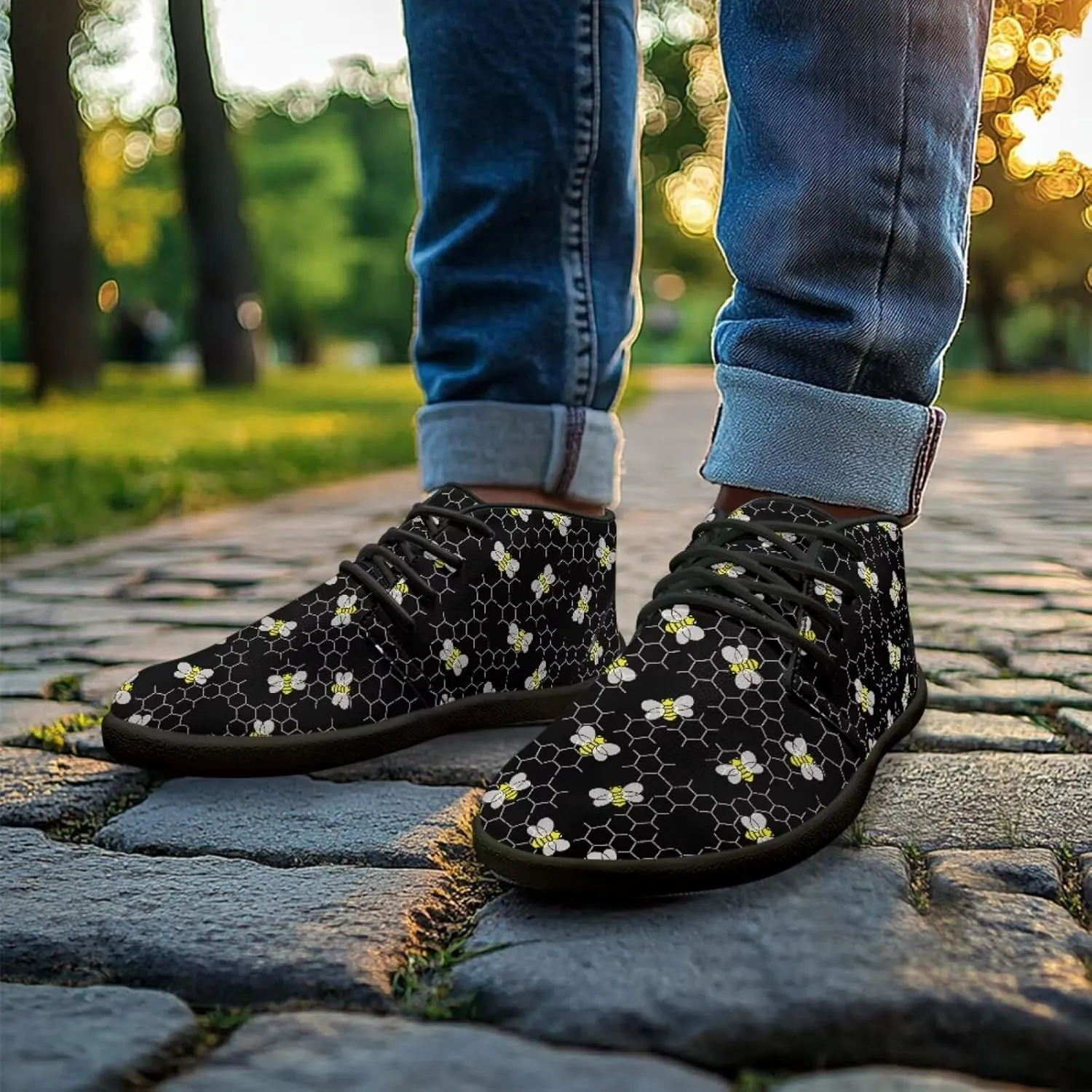 Wide Toe Box Shoes for Men Breathable Barefoot Slip On Footwear with Zero Drop Sole Comfortable Non-Slip Quick Dry Workout Walking Sneakers