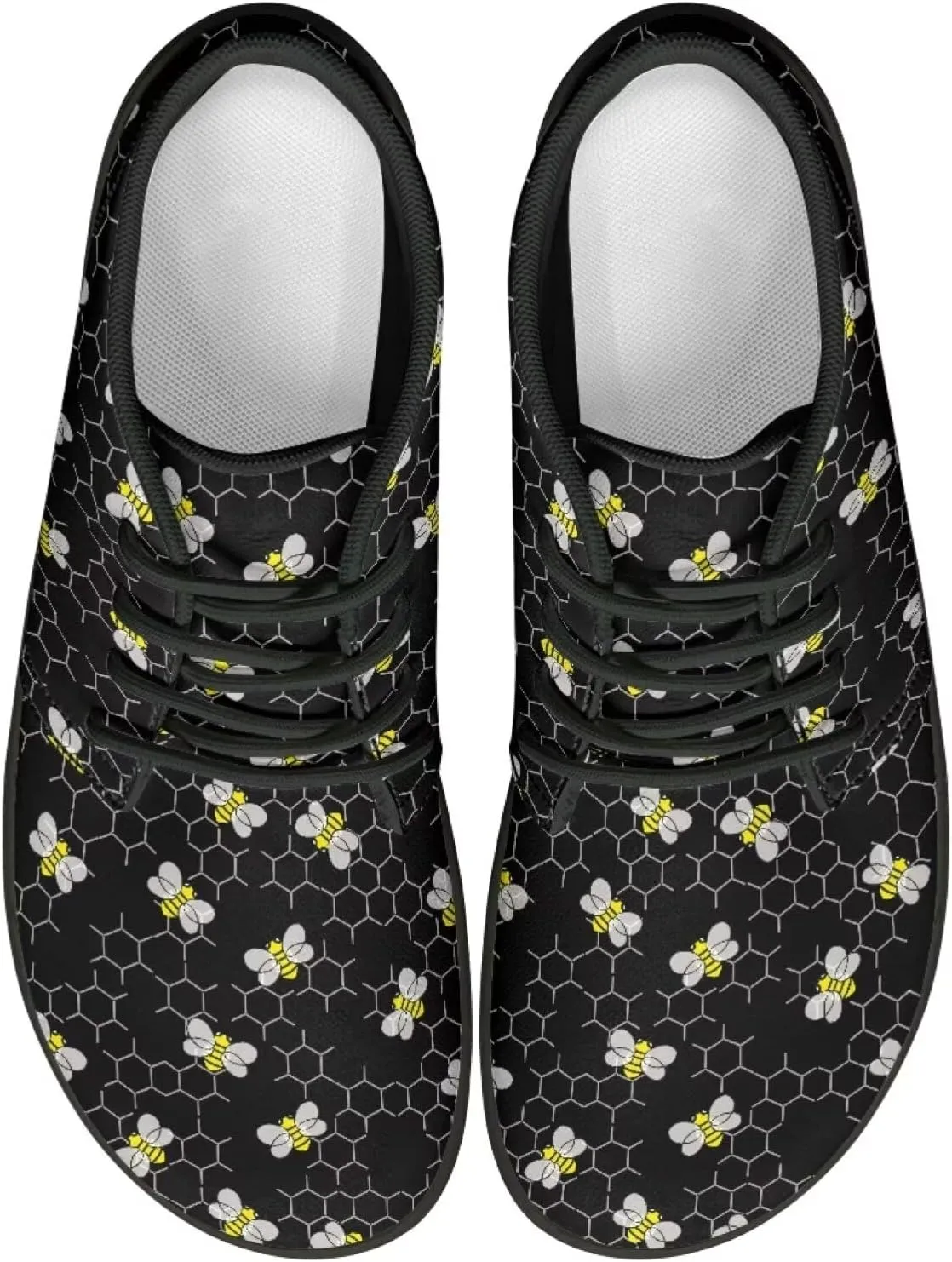 Wide Toe Box Shoes for Men Breathable Barefoot Slip On Footwear with Zero Drop Sole Comfortable Non-Slip Quick Dry Workout Walking Sneakers