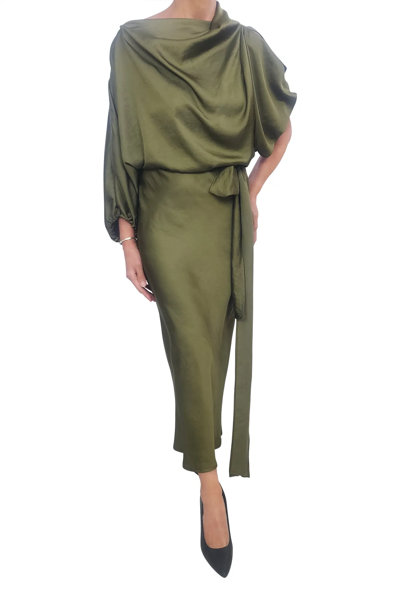 Willow Dress, Olive