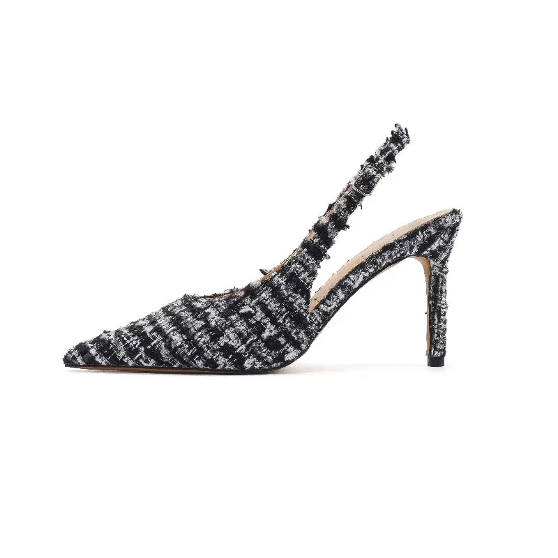 Women's Cross-strap Pointed High-heeled Sandals