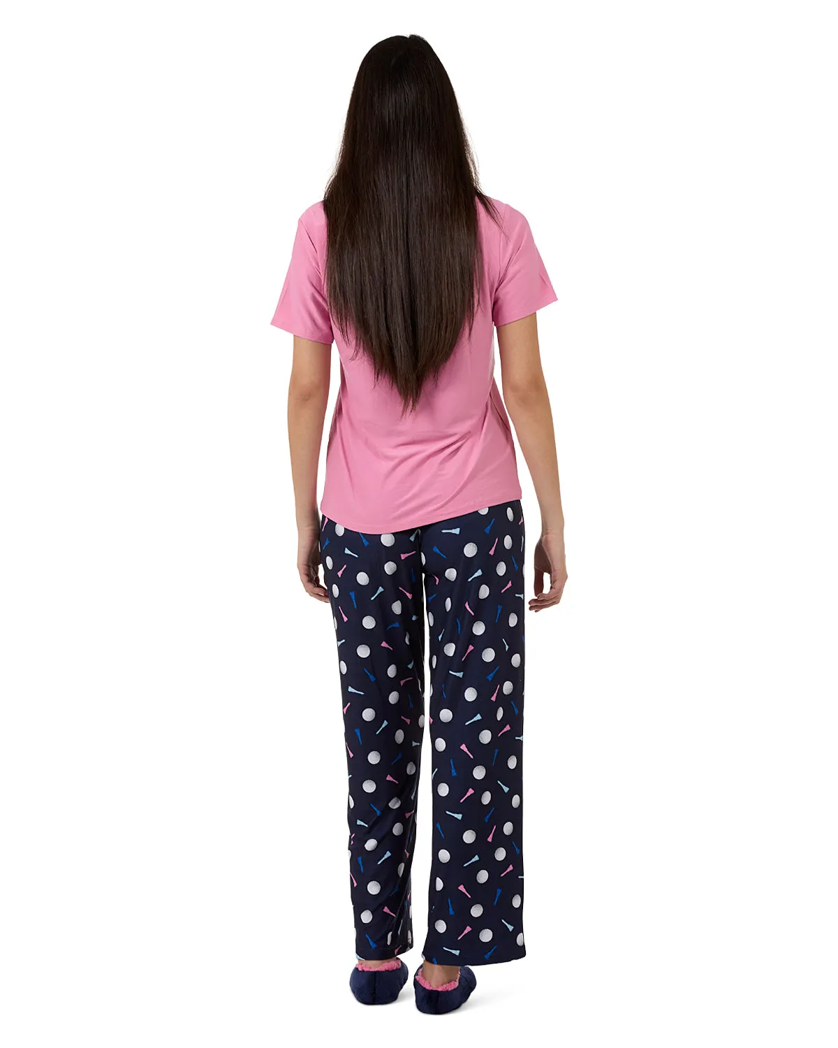 Women's Tee-Time 2 Piece PJ Set In A Bag