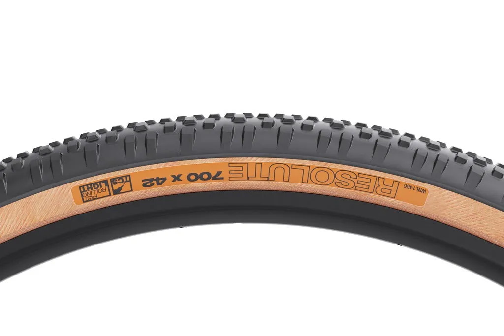 WTB Gravel/Cyclocross Tires | Resolute TCS Light/Fast Rolling 60tpi Dual DNA Tire, Tubeless Compatible