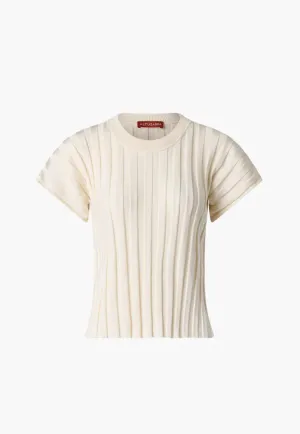 Zadie Top - Ivory Silk