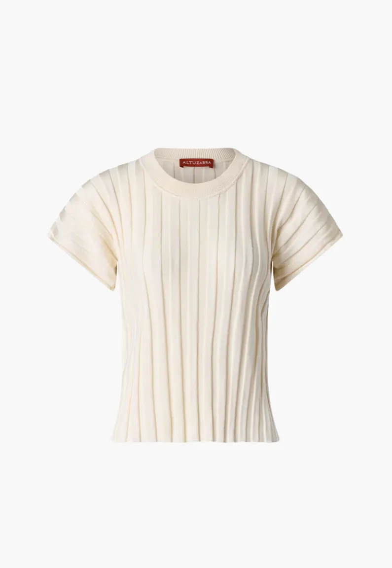 Zadie Top - Ivory Silk